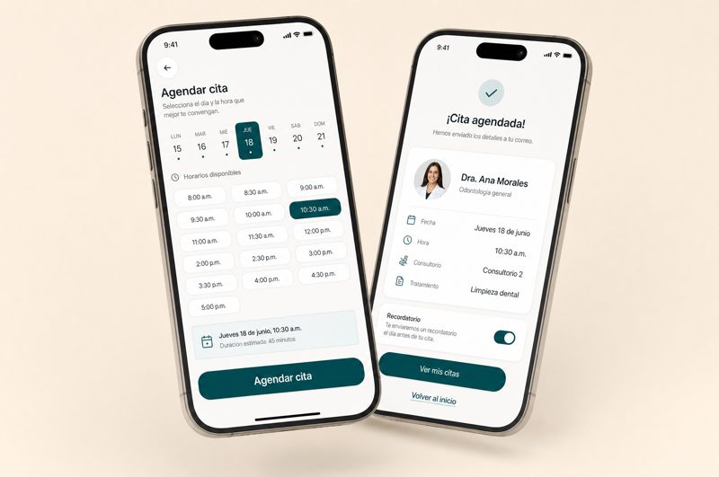 Diseño de app de citas para consultorio