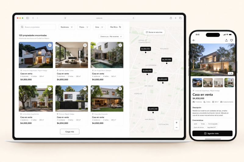 Diseño de app para inmobiliaria