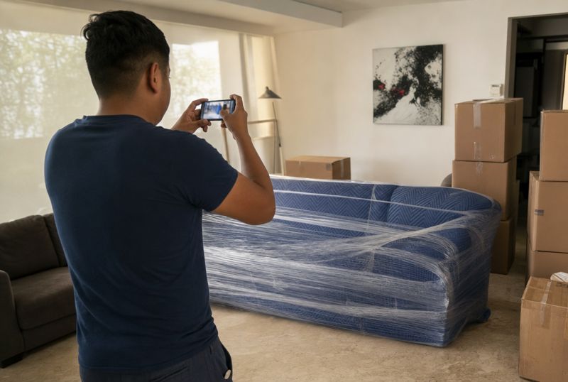En una mudanza, cada mueble se fotografía antes de salir